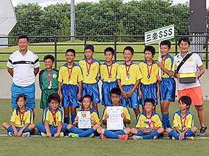 第38回長岡まつり共催小学生選抜サッカー大会で優勝！