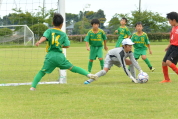 2019年7月21日に開催された県民共済カップ第17回キッズサッカー大会中越地区県央ブロック予選の様子