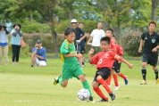 2019年7月21日に開催された県民共済カップ第17回キッズサッカー大会中越地区県央ブロック予選の様子