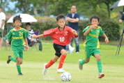 2019年7月21日に開催された県民共済カップ第17回キッズサッカー大会中越地区県央ブロック予選の様子