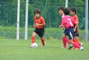 2019年6月29日に開催された第4回パール金属カップ県央地区少年サッカー大会の様子