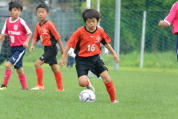 2019年6月29日に開催された第4回パール金属カップ県央地区少年サッカー大会の様子