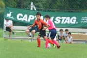 2019年6月29日に開催された第4回パール金属カップ県央地区少年サッカー大会の様子