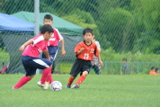 2019年6月29日に開催された第4回パール金属カップ県央地区少年サッカー大会の様子