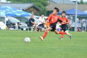 2019年6月29日に開催された第4回パール金属カップ県央地区少年サッカー大会の様子