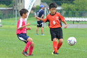 2019年6月29日に開催された第4回パール金属カップ県央地区少年サッカー大会の様子