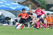 2019年6月29日に開催された第4回パール金属カップ県央地区少年サッカー大会の様子