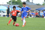 2019年6月29日に開催された第4回パール金属カップ県央地区少年サッカー大会の様子