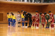 2019年12月15日に開催された第27回東北電力杯新潟県少年フットサル大会県央ブロック予選2次リーグの様子