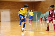 2019年12月15日に開催された第27回東北電力杯新潟県少年フットサル大会県央ブロック予選2次リーグの様子