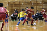 2019年12月15日に開催された第27回東北電力杯新潟県少年フットサル大会県央ブロック予選2次リーグの様子