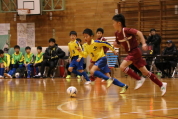 2019年12月15日に開催された第27回東北電力杯新潟県少年フットサル大会県央ブロック予選2次リーグの様子