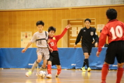 2019年12月22日に開催された第27回東北電力杯新潟県少年フットサル大会県央ブロック予選決勝リーグの様子