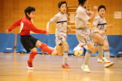 2019年12月22日に開催された第27回東北電力杯新潟県少年フットサル大会県央ブロック予選決勝リーグの様子