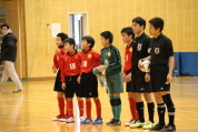 2019年12月22日に開催された第27回東北電力杯新潟県少年フットサル大会県央ブロック予選決勝リーグの様子