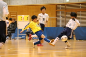 2019年12月22日に開催された第27回東北電力杯新潟県少年フットサル大会県央ブロック予選決勝リーグの様子