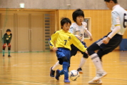 2019年12月22日に開催された第27回東北電力杯新潟県少年フットサル大会県央ブロック予選決勝リーグの様子