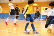 2019年12月22日に開催された第27回東北電力杯新潟県少年フットサル大会県央ブロック予選決勝リーグの様子