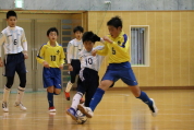 2019年12月22日に開催された第27回東北電力杯新潟県少年フットサル大会県央ブロック予選決勝リーグの様子