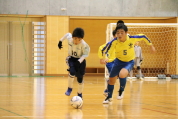 2019年12月22日に開催された第27回東北電力杯新潟県少年フットサル大会県央ブロック予選決勝リーグの様子