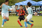 2020年8月29日に開催された第28回新潟県U-11サッカー大会中越地区県央ブロック予選の様子