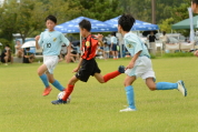 2020年8月29日に開催された第28回新潟県U-11サッカー大会中越地区県央ブロック予選の様子