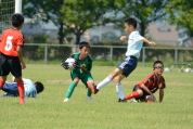 2020年8月29日に開催された第28回新潟県U-11サッカー大会中越地区県央ブロック予選の様子