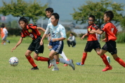 2020年8月29日に開催された第28回新潟県U-11サッカー大会中越地区県央ブロック予選の様子