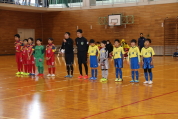 2020年2月2日に開催されたJFAバーモントカップ第30回全日本U-12フットサル選手権新潟県大会県央ブロック予選リーグの様子