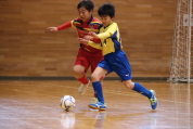 2020年2月2日に開催されたJFAバーモントカップ第30回全日本U-12フットサル選手権新潟県大会県央ブロック予選リーグの様子