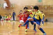 2020年2月2日に開催されたJFAバーモントカップ第30回全日本U-12フットサル選手権新潟県大会県央ブロック予選リーグの様子