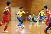 2020年2月2日に開催されたJFAバーモントカップ第30回全日本U-12フットサル選手権新潟県大会県央ブロック予選リーグの様子