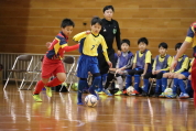 2020年2月2日に開催されたJFAバーモントカップ第30回全日本U-12フットサル選手権新潟県大会県央ブロック予選リーグの様子