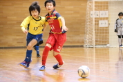 2020年2月2日に開催されたJFAバーモントカップ第30回全日本U-12フットサル選手権新潟県大会県央ブロック予選リーグの様子