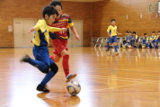 2020年2月2日に開催されたJFAバーモントカップ第30回全日本U-12フットサル選手権新潟県大会県央ブロック予選リーグの様子