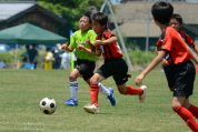 2021年6月26日・27日に開催された第5回パール金属カップ県央地区少年サッカー大会の様子