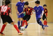 2021年1月10日に開催された第28回東北電力杯新潟県少年フットサル大会県央予選の様子