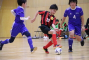 2021年1月10日に開催された第28回東北電力杯新潟県少年フットサル大会県央予選の様子