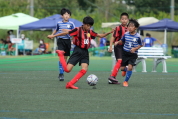 2021年10月2日に開催されたJFA第45回全日本U-12サッカー選手権大会新潟県大会グループリーグの様子