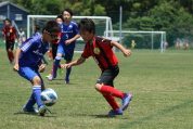 第6回パール金属カップ県央地区少年サッカー大会の様子