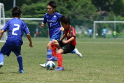 第6回パール金属カップ県央地区少年サッカー大会の様子