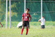 U-11サッカー大会県央決勝の様子