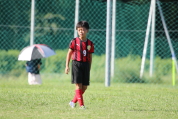 U-11サッカー大会県央決勝の様子