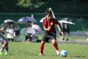 U-11サッカー大会県央決勝の様子