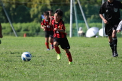 U-11サッカー大会県央決勝の様子