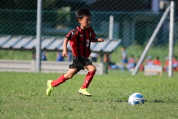 U-11サッカー大会県央決勝の様子