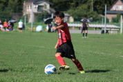 U-11サッカー大会県央決勝の様子