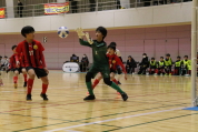 東電杯U-12フットサル大会の様子