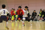 東電杯U-12フットサル大会の様子