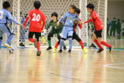 東電杯U-12フットサル大会の様子